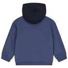 Younger Boys Ivory & Navy Blue Polar Bear Tracksuit Set (3 Piece), 2, hi-res