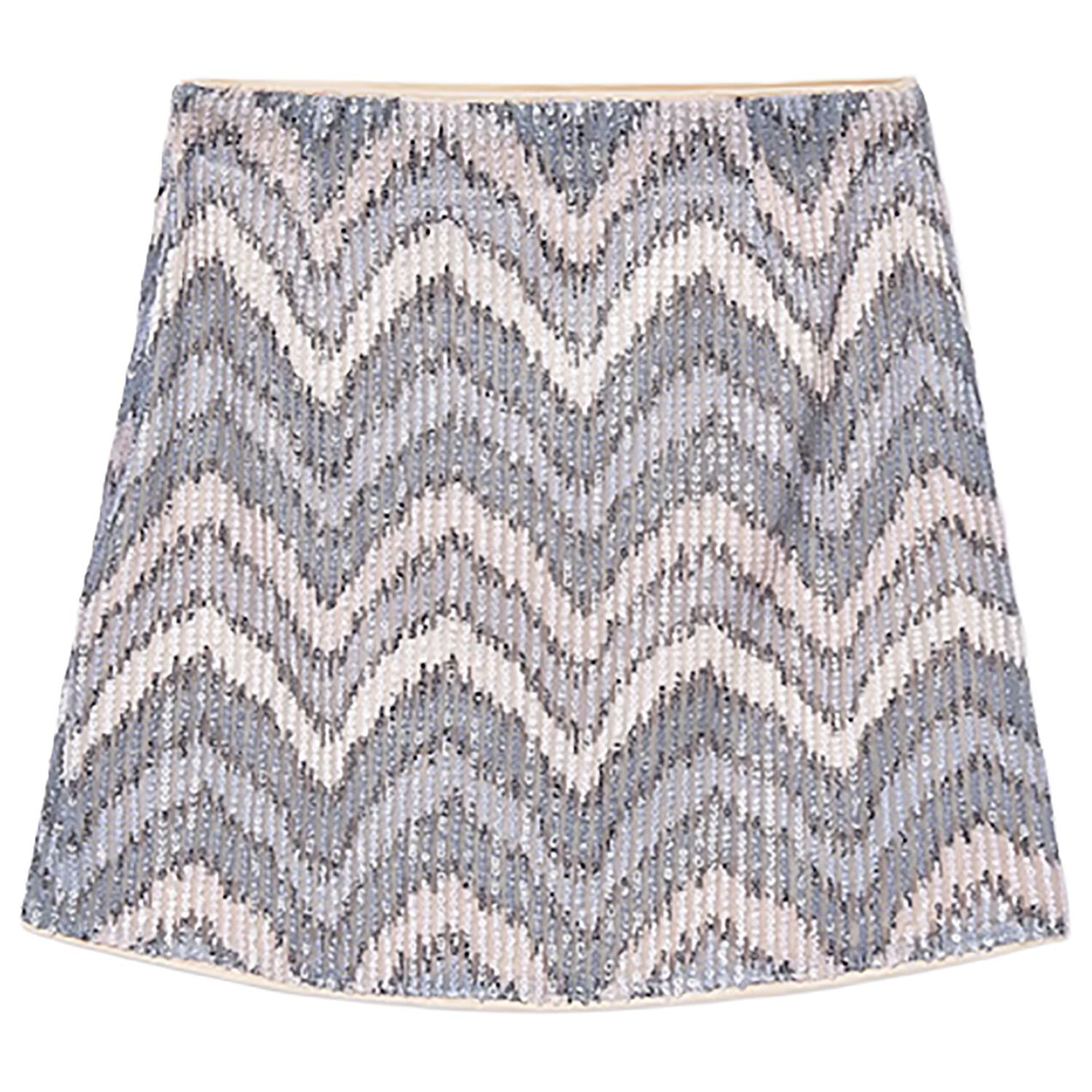 Girls Multi-Coloured Sequin Skirt, 2, hi-res