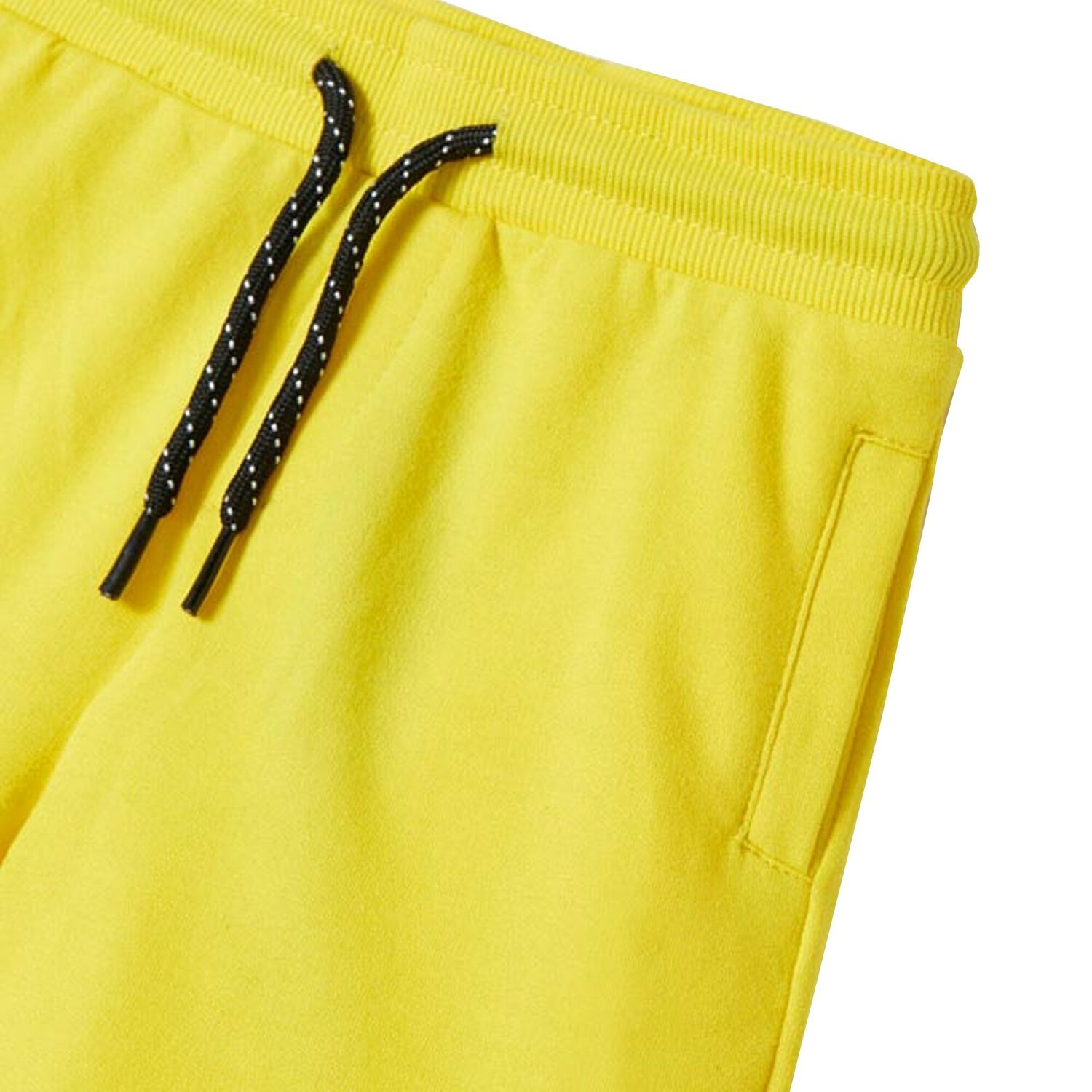 Boys Yellow Cotton Shorts, 6, hi-res