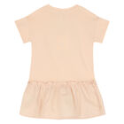 Girls Pink Logo Dress, 1, hi-res