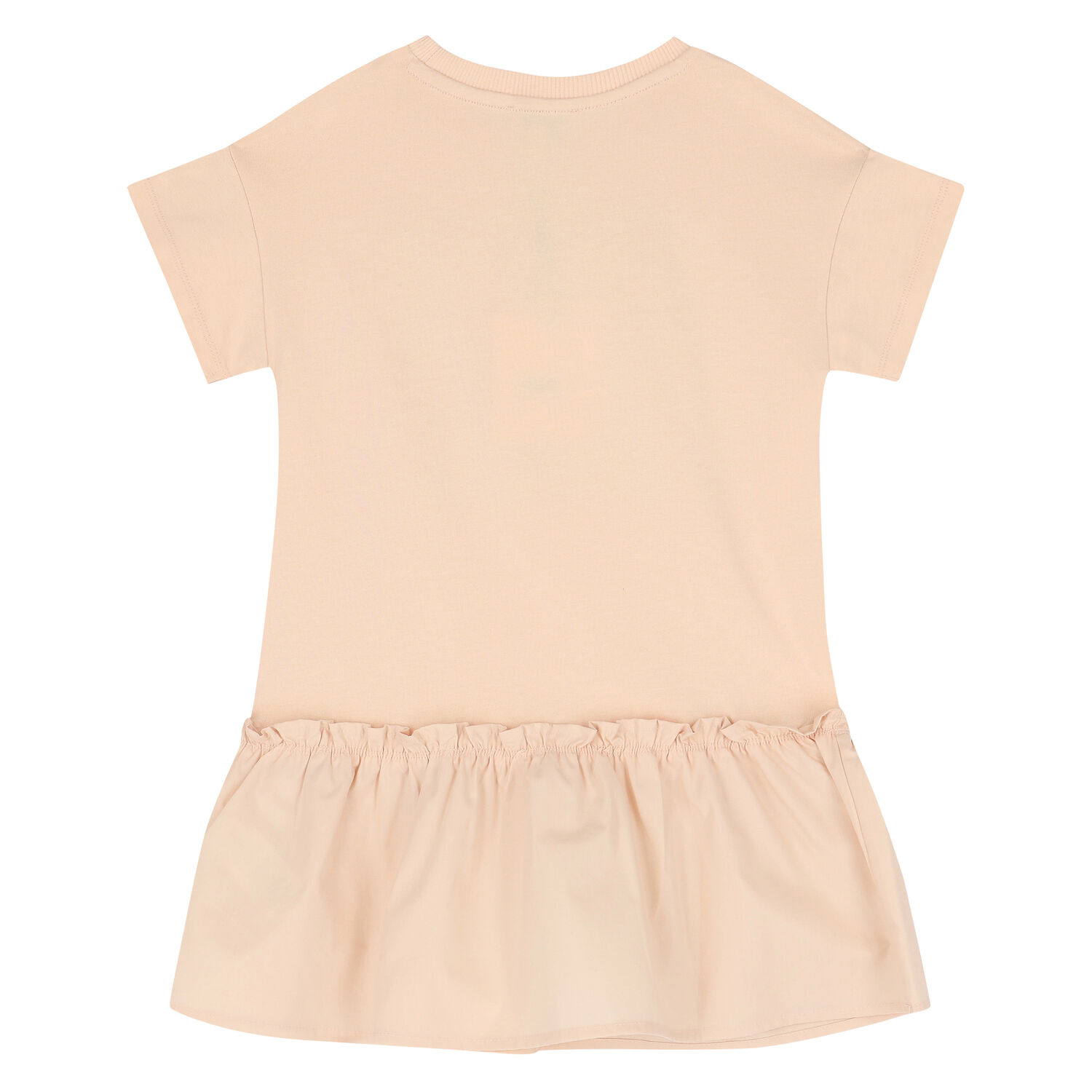 Girls Pink Logo Dress, 1, hi-res