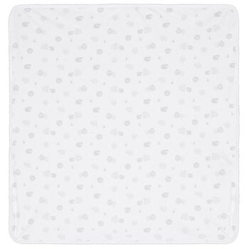 Grey & White Cotton Baby Sheep Blanket