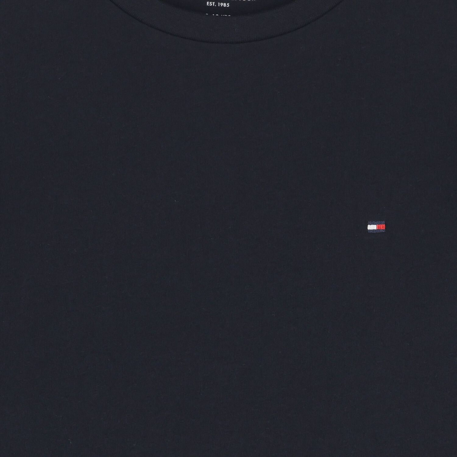 Boys White & Navy Blue Cotton Logo Long Sleeve Top( 2-Pack ), 1, hi-res