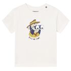 Younger Boys Ivory T-Shirt, 1, hi-res