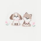 Baby Girls White & Pink Blanket, 1, hi-res