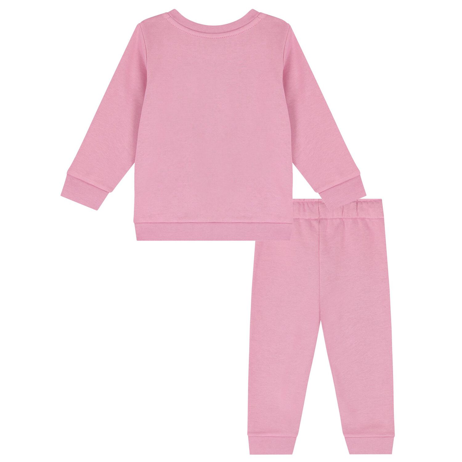 Younger Girls Pink Logo Tracksuit, 4, hi-res
