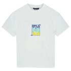 Boys White T-Shirt, 2, hi-res