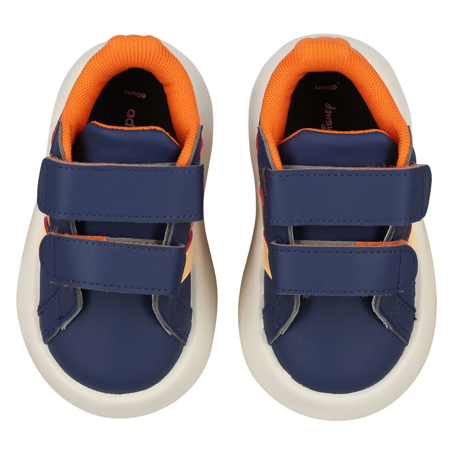 Boys Navy Blue Disney Grand Court Trainers, 1, hi-res