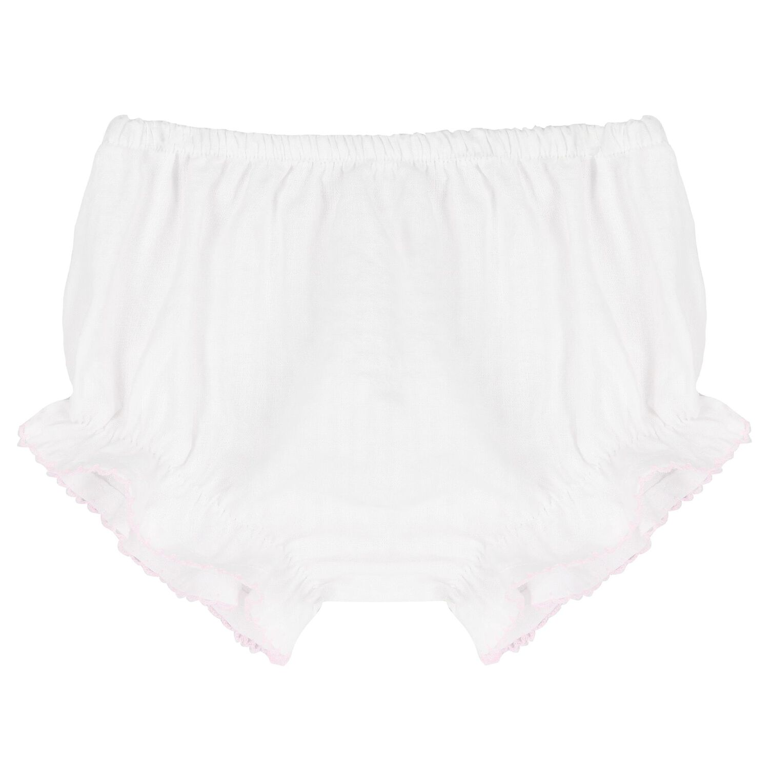 Baby Girls White & Pink Dress Set, 1, hi-res