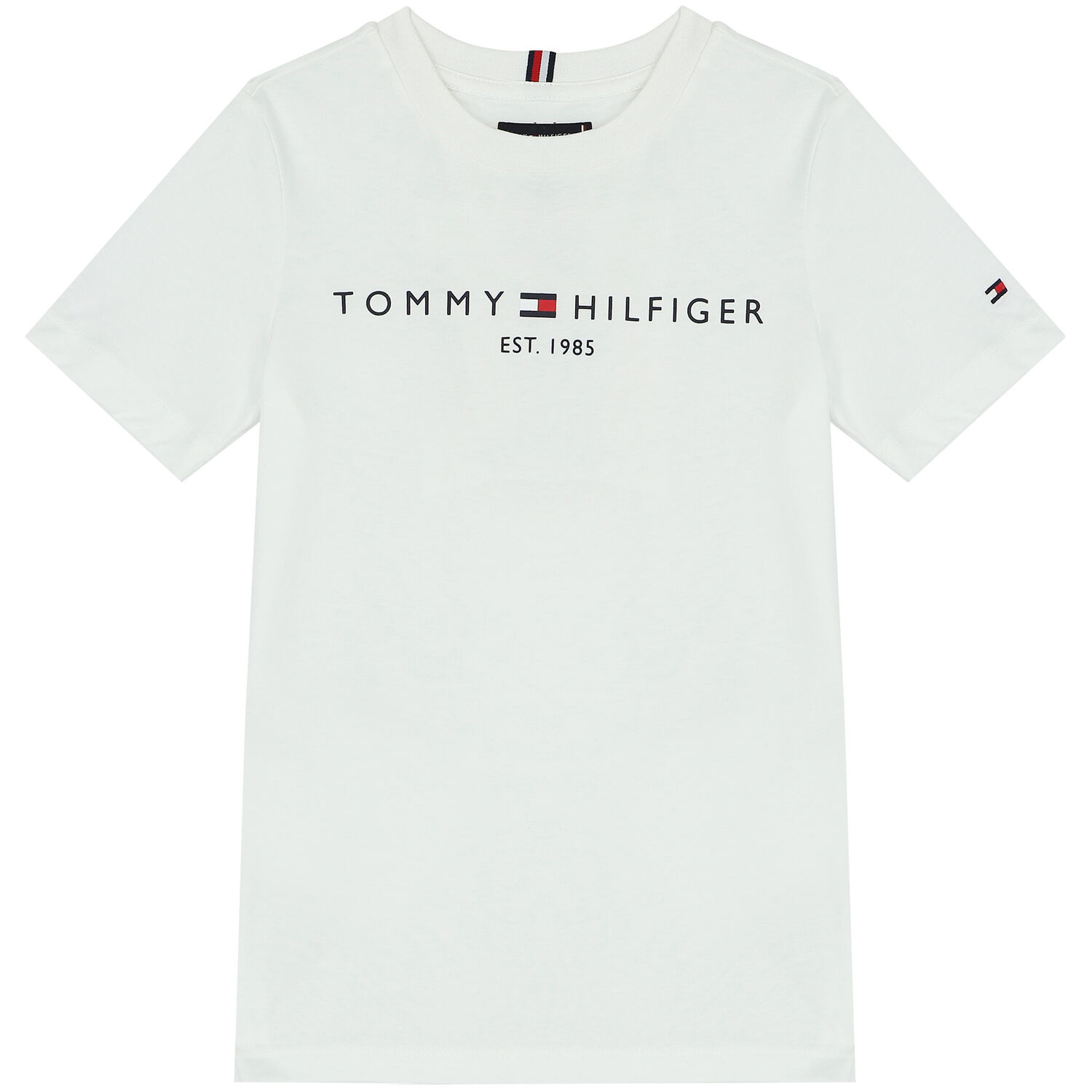 Boys White & Blue Logo Shorts Set, 4, hi-res