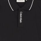 Boys Black Logo Polo Shirt, 1, hi-res