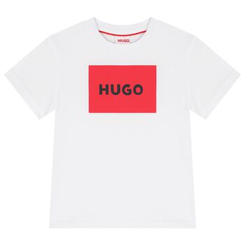 Boys White Logo T-Shirt