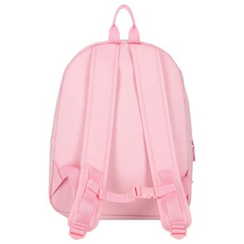 Girls Pink Logo Backpack