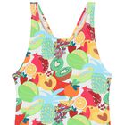 Girls Multi-Coloured Fruit Swimsuit, 1, hi-res