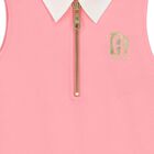 Girls Pink & Gold Logo Dress, 3, hi-res