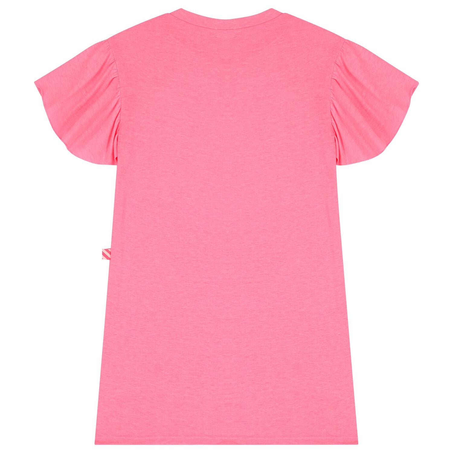 Girls Pink Embellished Logo Dress, 1, hi-res