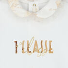 Baby Girls White Logo Babygrow, 1, hi-res