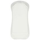 Baby Girls White Satin Bow Nest, 1, hi-res