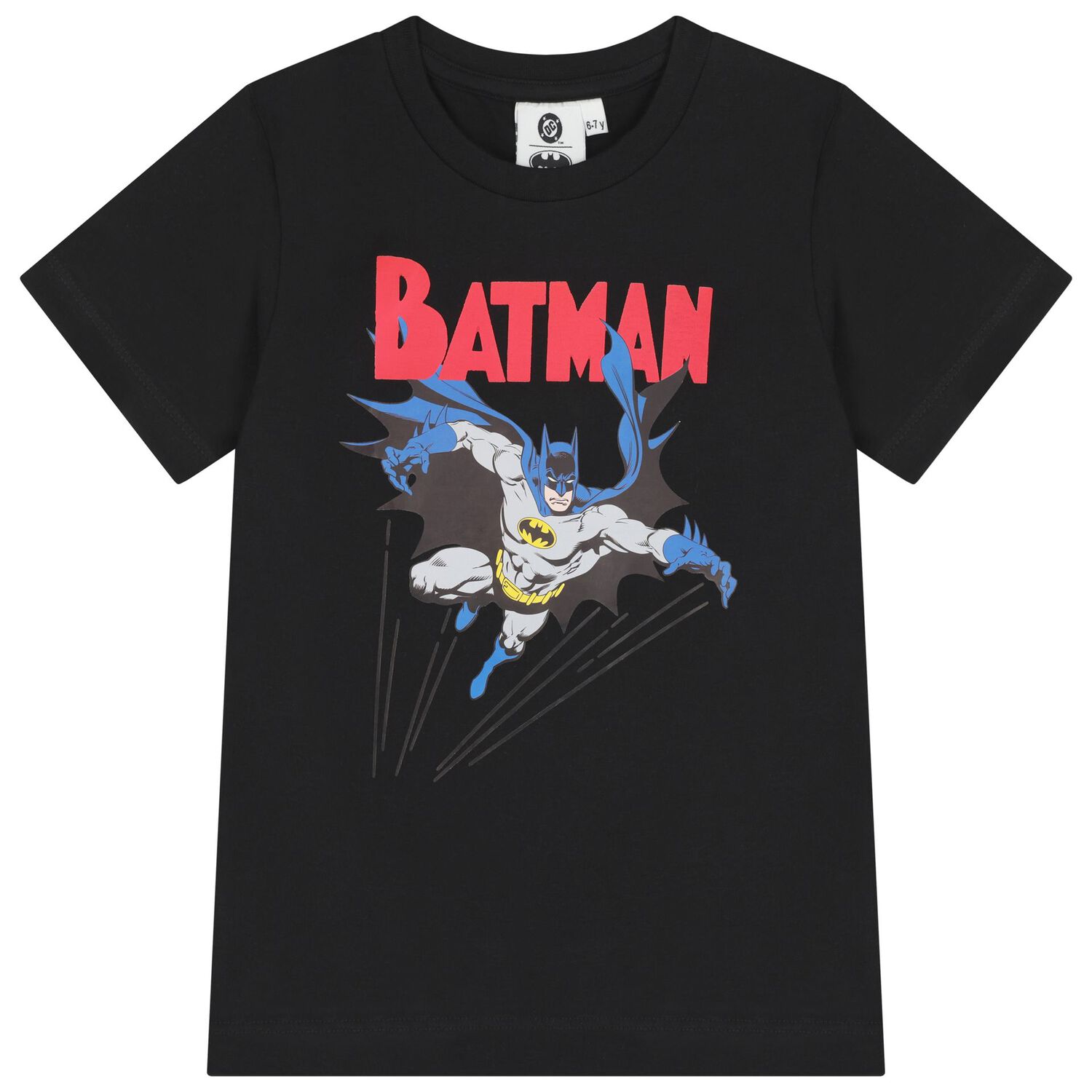 Boys Black & Red Batman Shorts Set, 1, hi-res