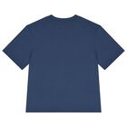 Boys Blue Logo T-Shirt, 1, hi-res