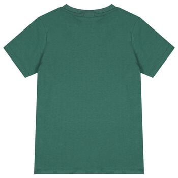 Boys Green Logo T-Shirt