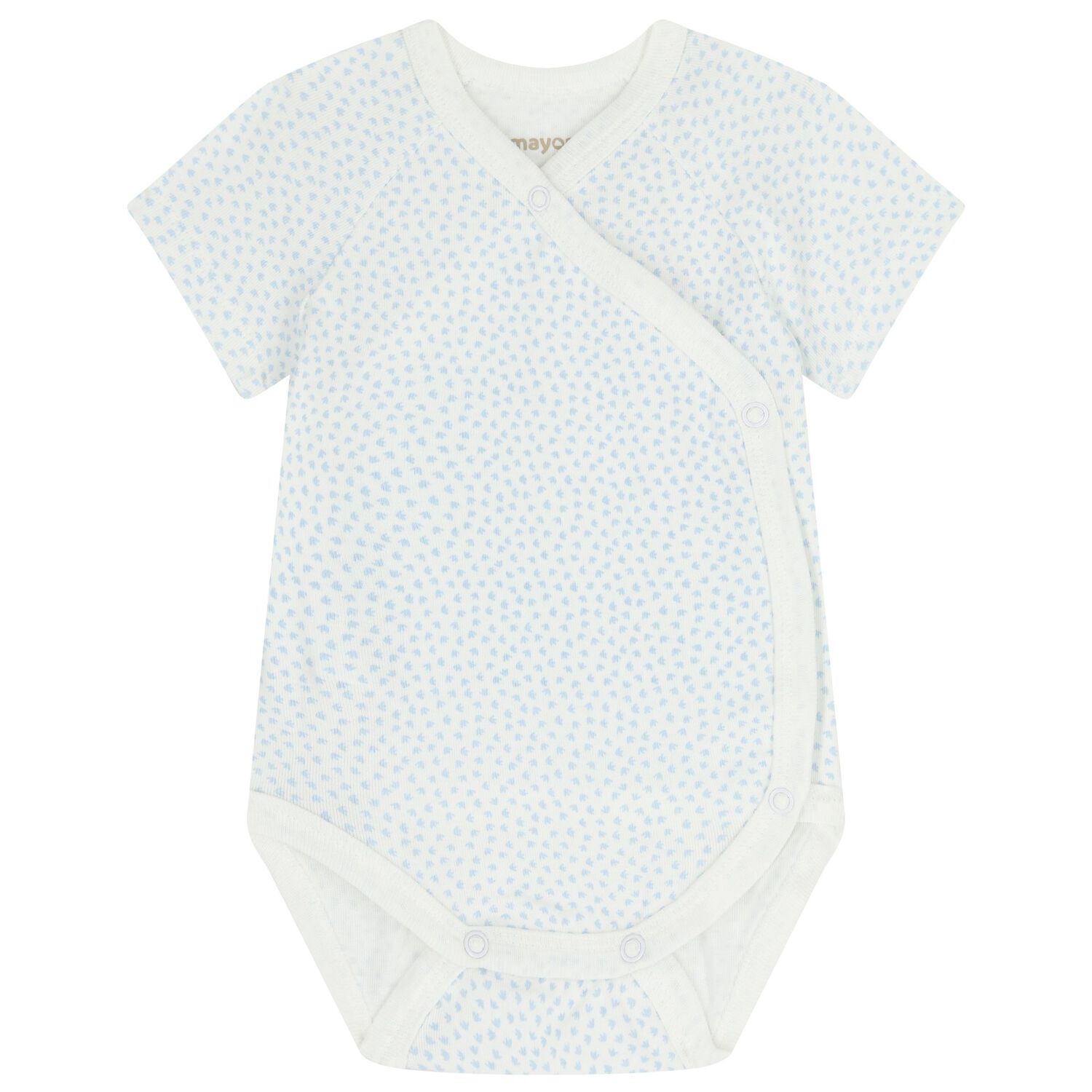 Baby Boys White & Blue Bodysuits ( 2-Pack ), 3, hi-res