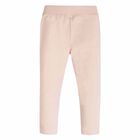 Girls Pink Logo Leggings, 1, hi-res