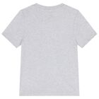 Boys Grey Logo T-Shirt, 2, hi-res