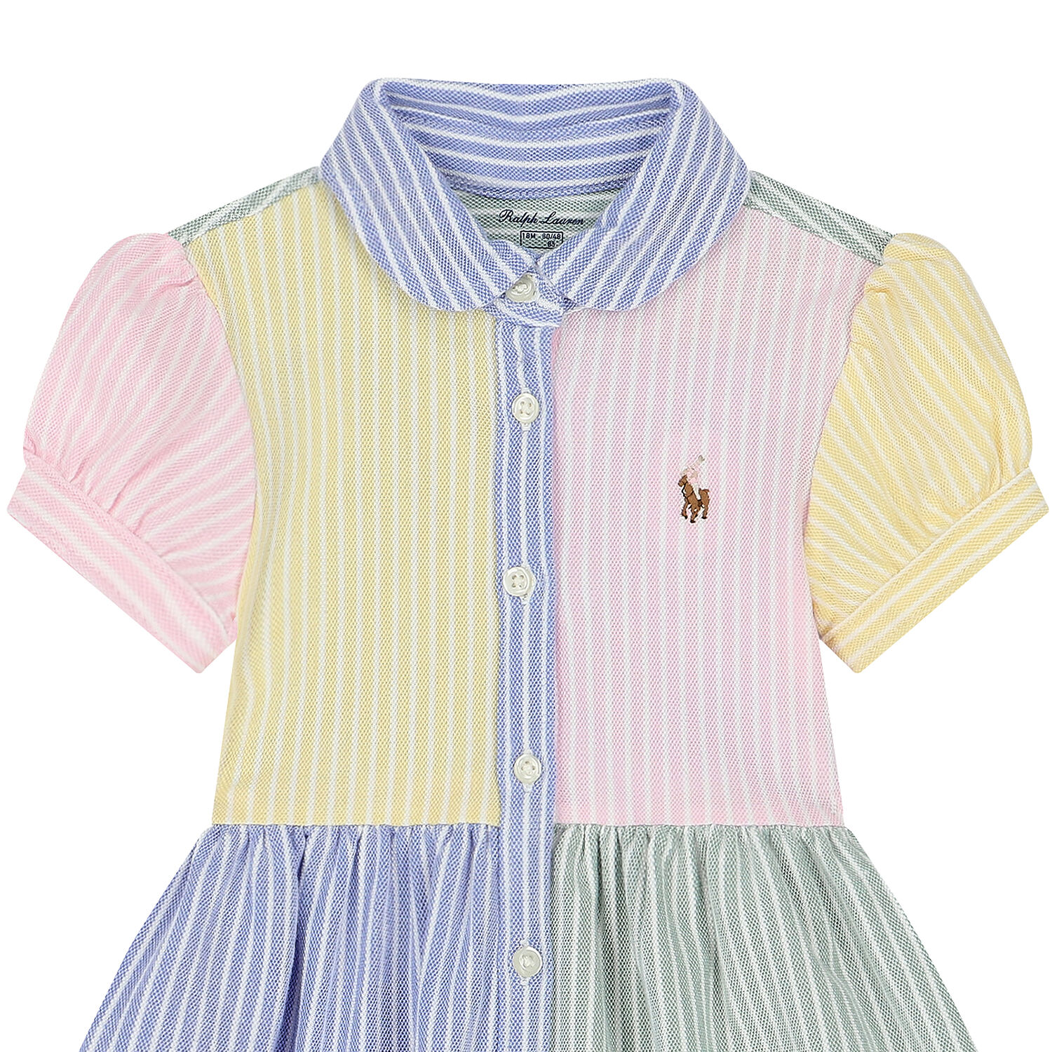 Baby Girls Multi-Colored Logo Dress Set, 1, hi-res