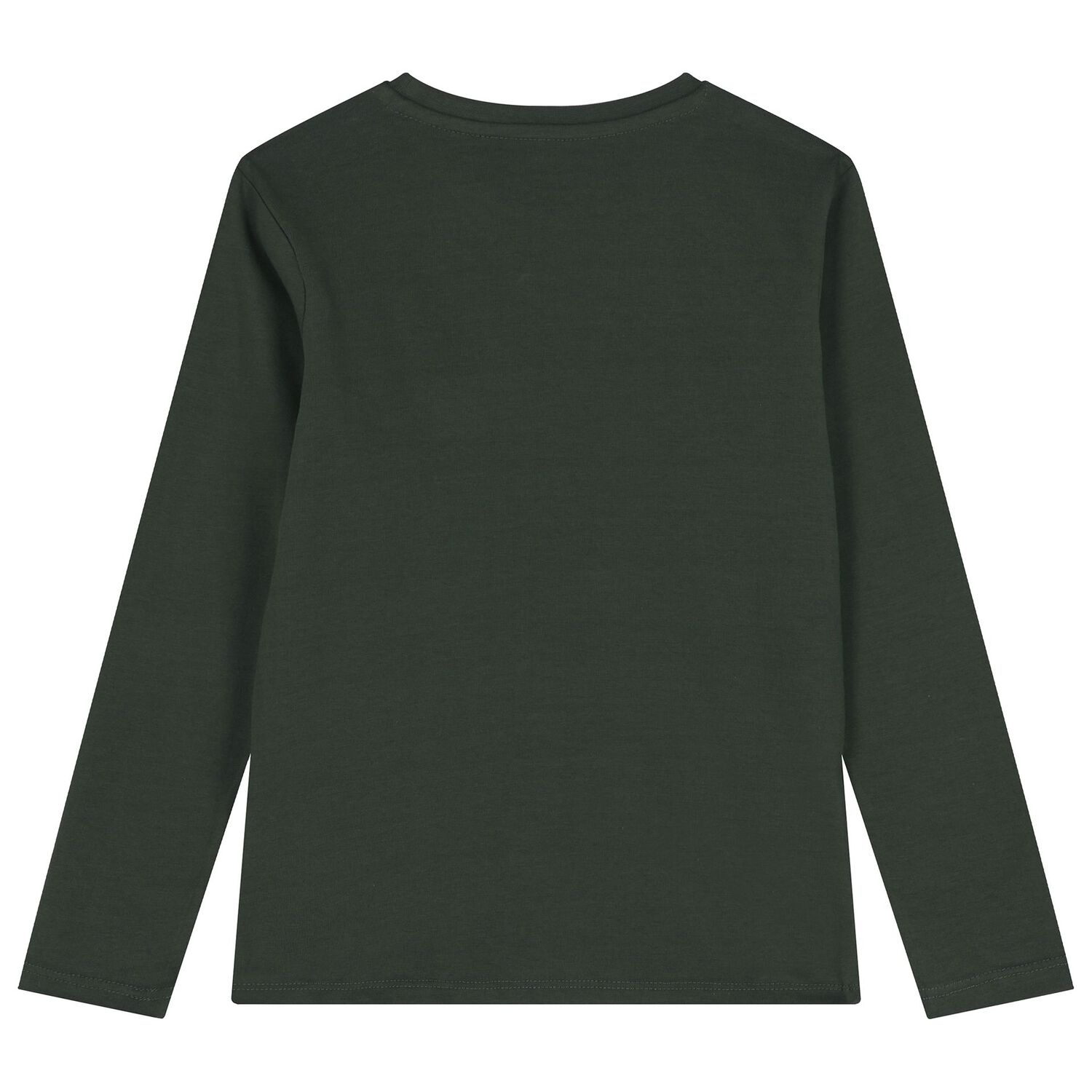 Boys Green Teddy Bear Long Sleeve Top, 4, hi-res