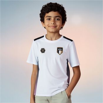 Boys White Logo T-Shirt