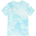 Boys Aqua Tie-Dye Polo Bear T-Shirt, 1, hi-res