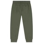 Boys Green Logo Joggers, 3, hi-res