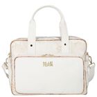 Ivory & Beige Geo Map Baby Changing Bag, 2, hi-res