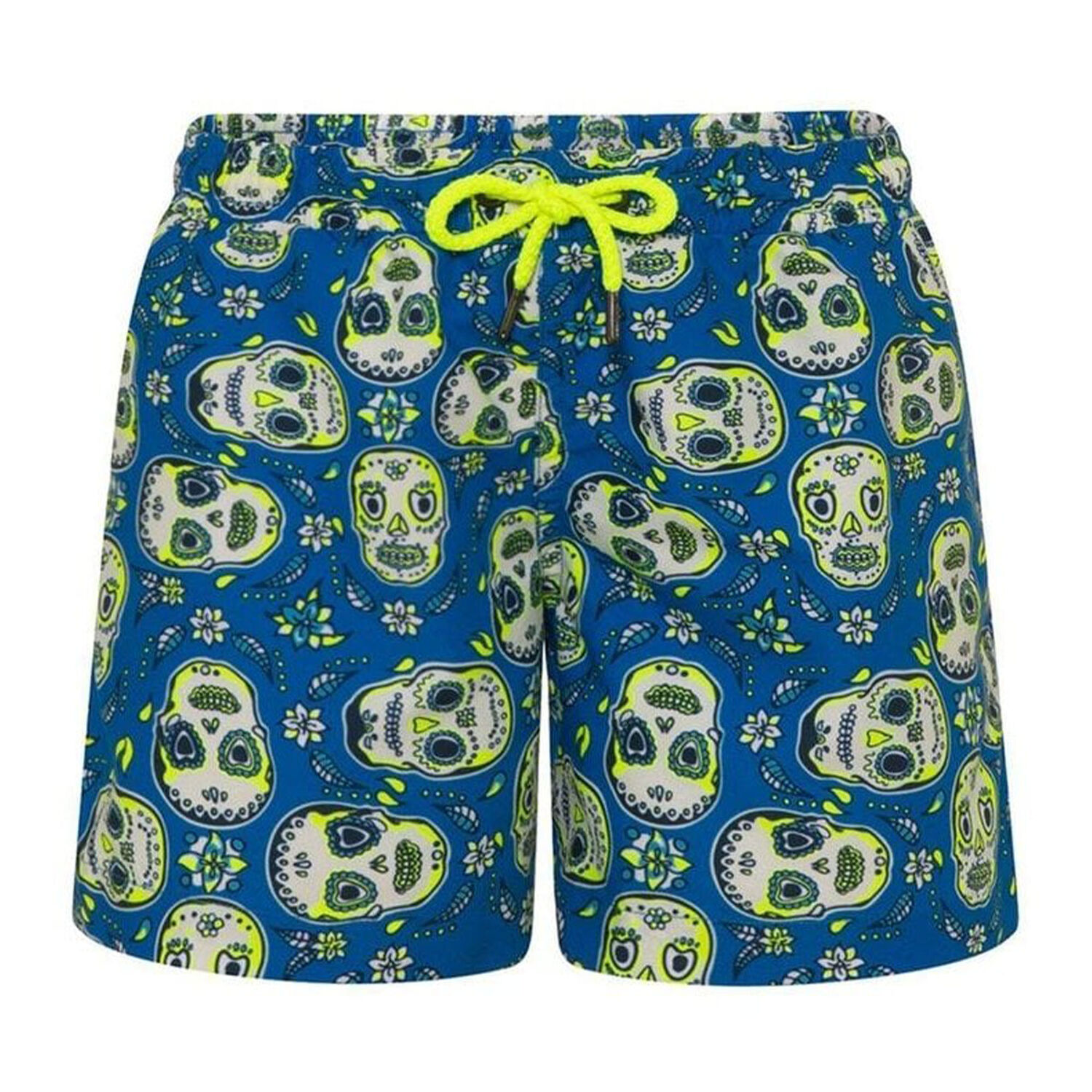 Boys Blue Skulls Swim Short, 1, hi-res image number null