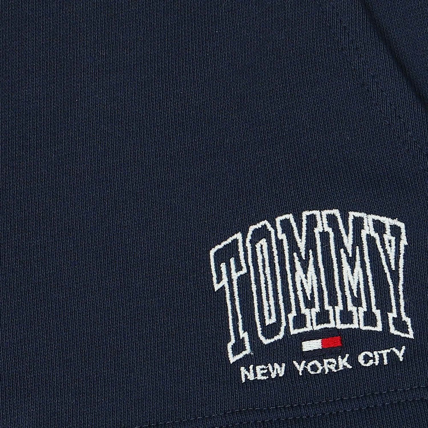 Girls Navy Logo Shorts, 1, hi-res