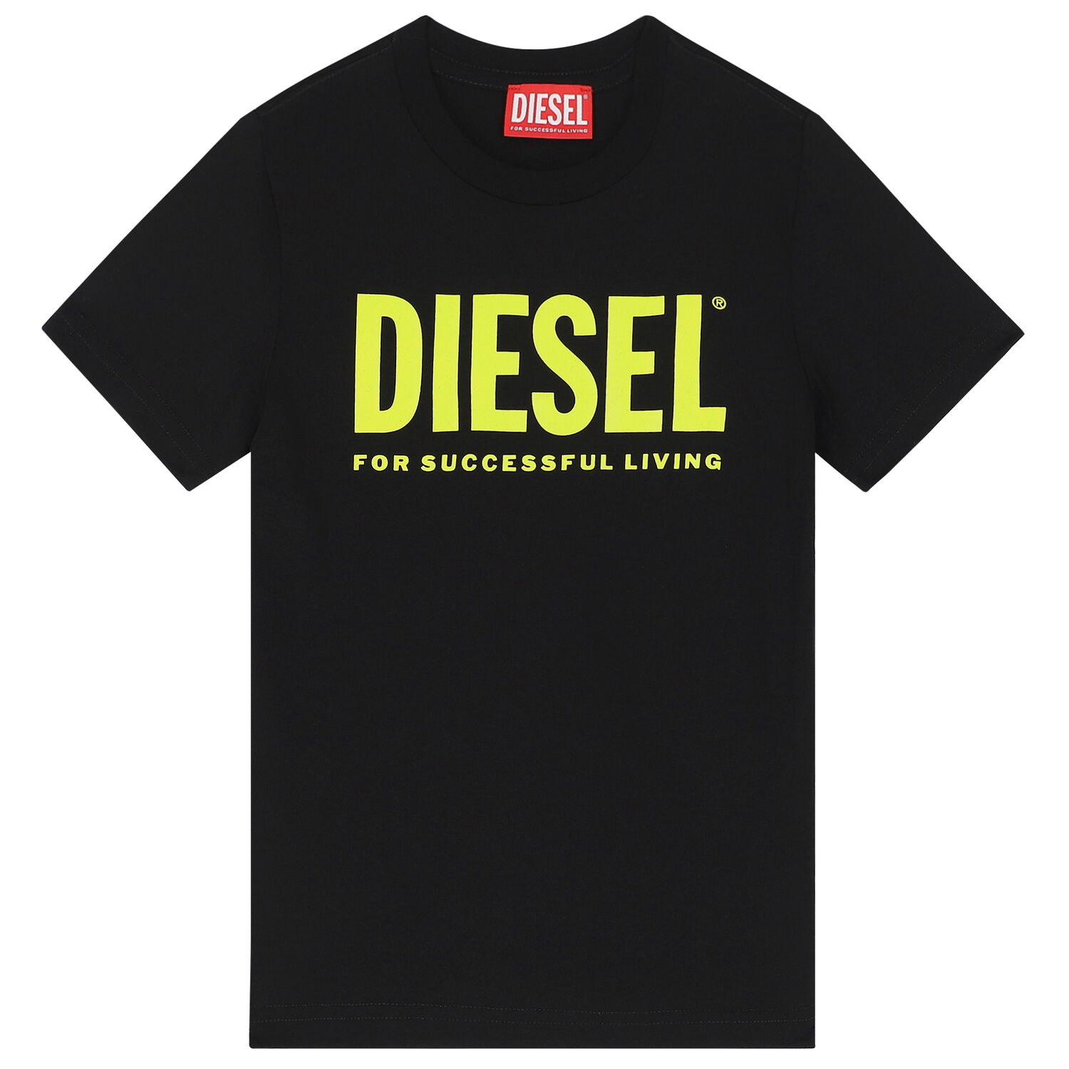 Boys Black Logo T-Shirt, 3, hi-res