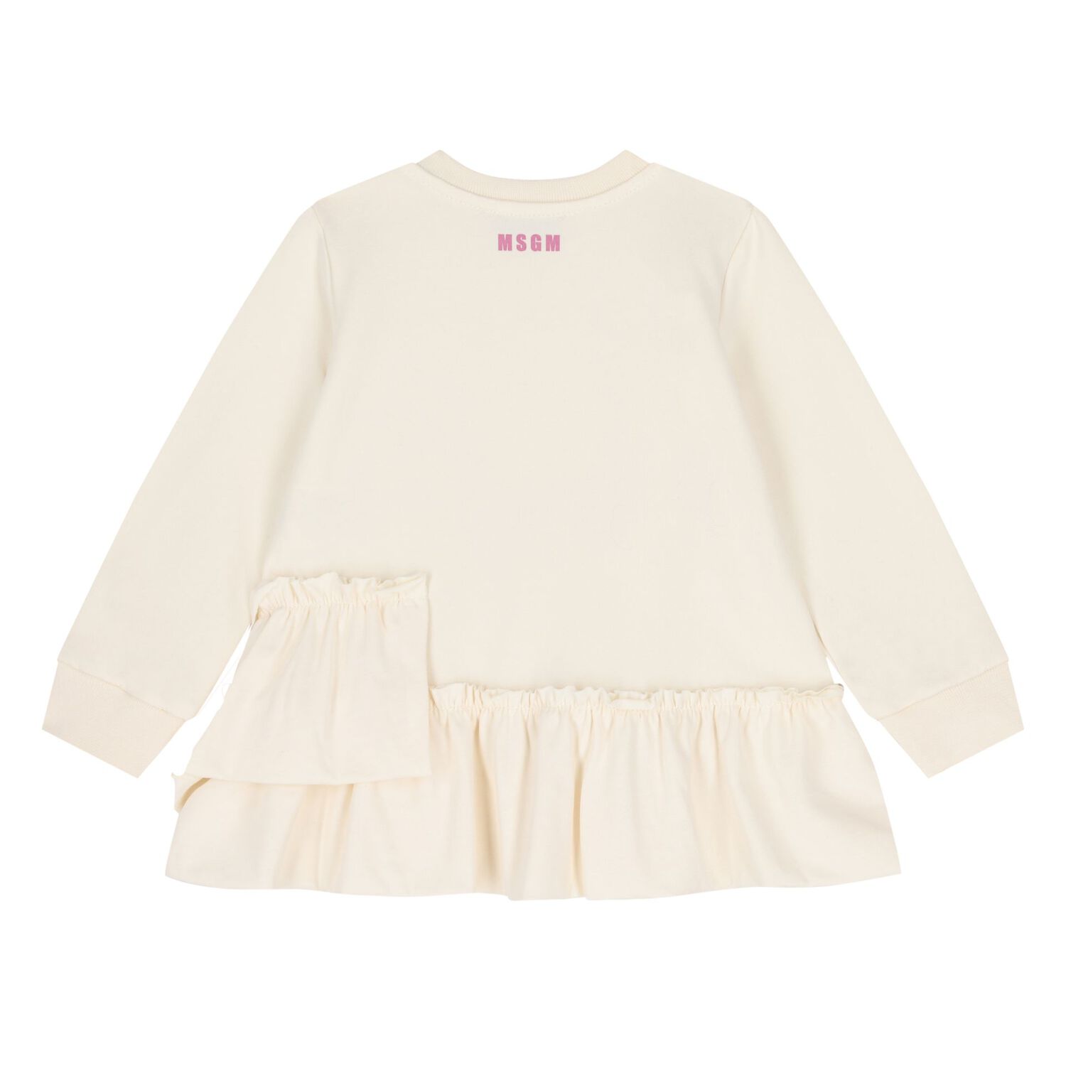Younger Girls Beige Logo Dress, 1, hi-res image number null