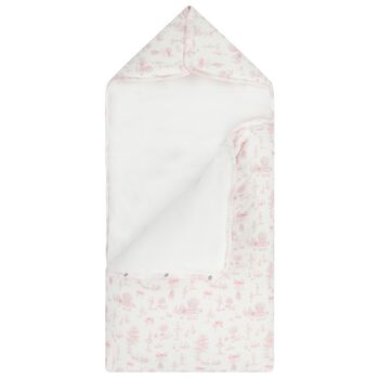 Baby Girls White & Pink Swan Nest