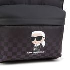Boys Black Ikonik Logo Backpack, 1, hi-res
