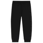 Boys Black Logo Joggers, 1, hi-res