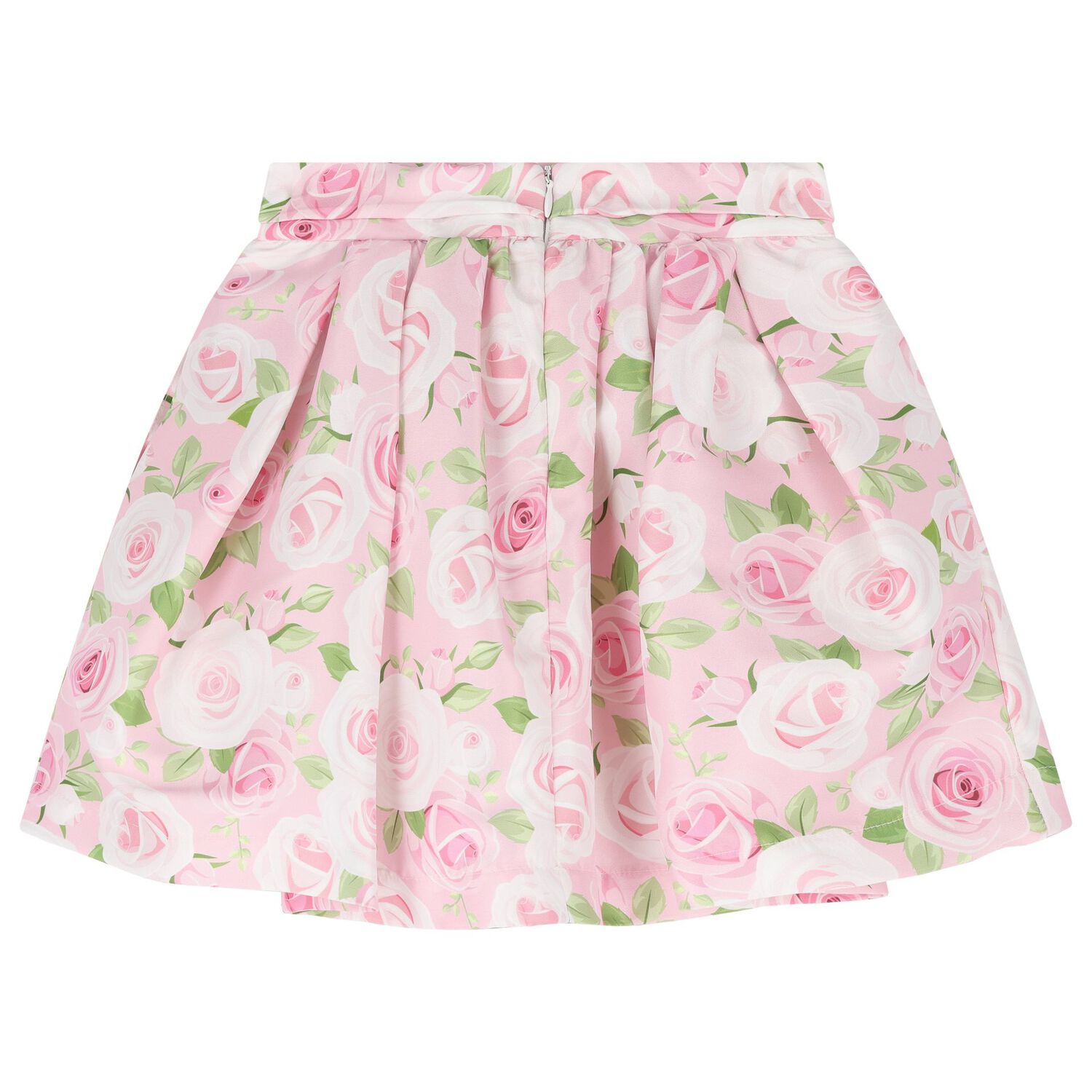 Girls Pink Feather & Rose Skirt Set, 1, hi-res image number null