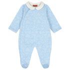 Baby Boys Blue Logo Babygrow Gift set, 1, hi-res