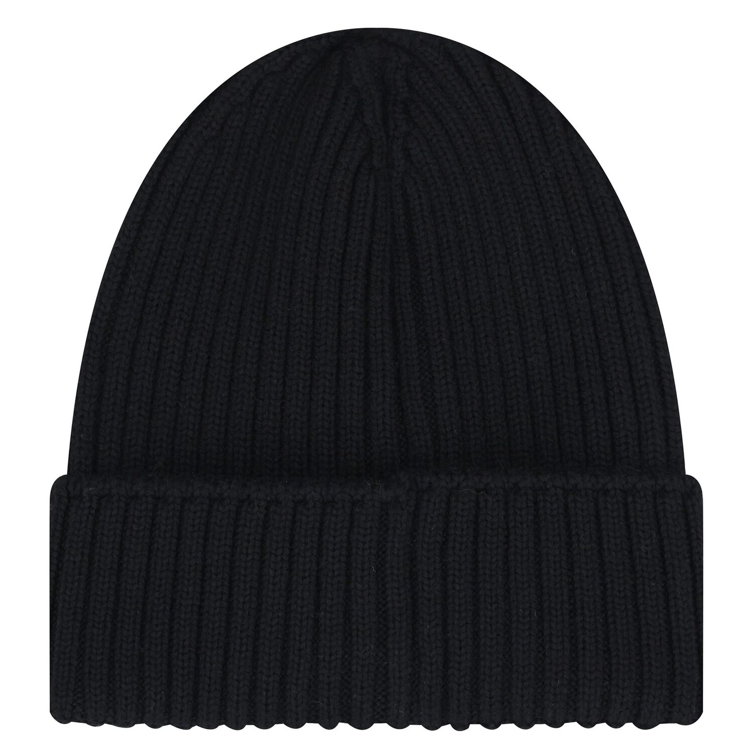Boys Black Logo Beanie Hat, 1, hi-res image number null