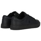 Boys Black Logo Trainers, 1, hi-res