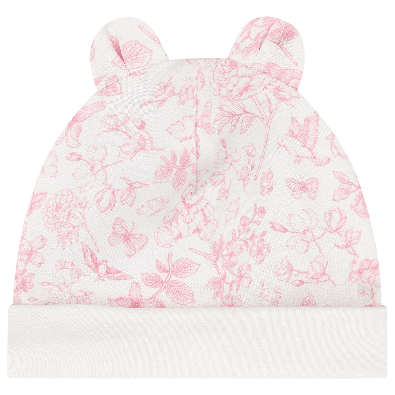 Baby Girls White & Pink Floral Babygrow Gift Set, 1, hi-res