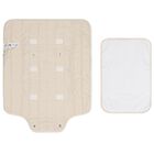 Beige Teddy Bear Logo Quilted Baby Changing Mat, 1, hi-res