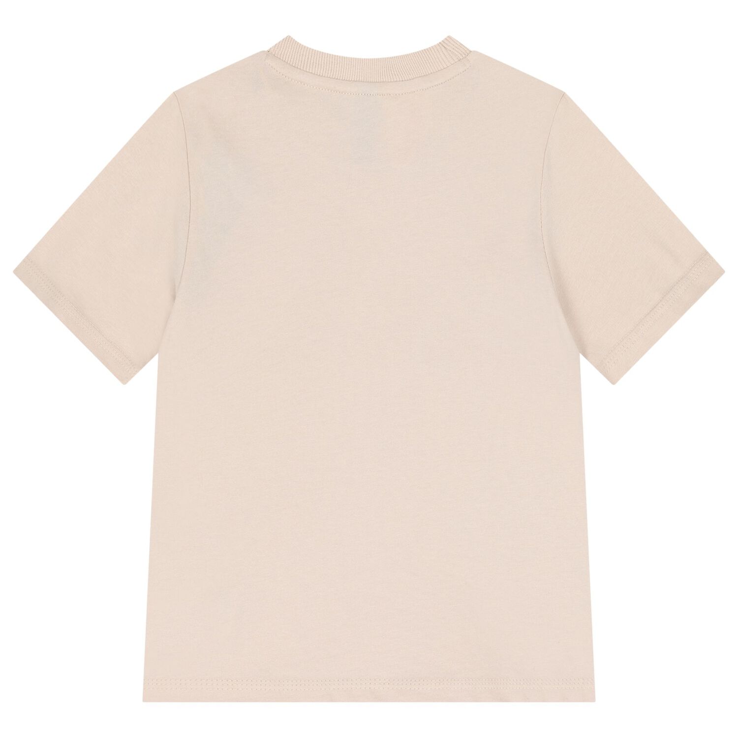 Beige Logo Shorts Set, 1, hi-res