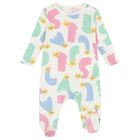 Baby Girls Ivory Shooting Stars Babygrows ( 2-Pack ), 1, hi-res