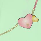 Girls Green Logo Bag Dress, 2, hi-res